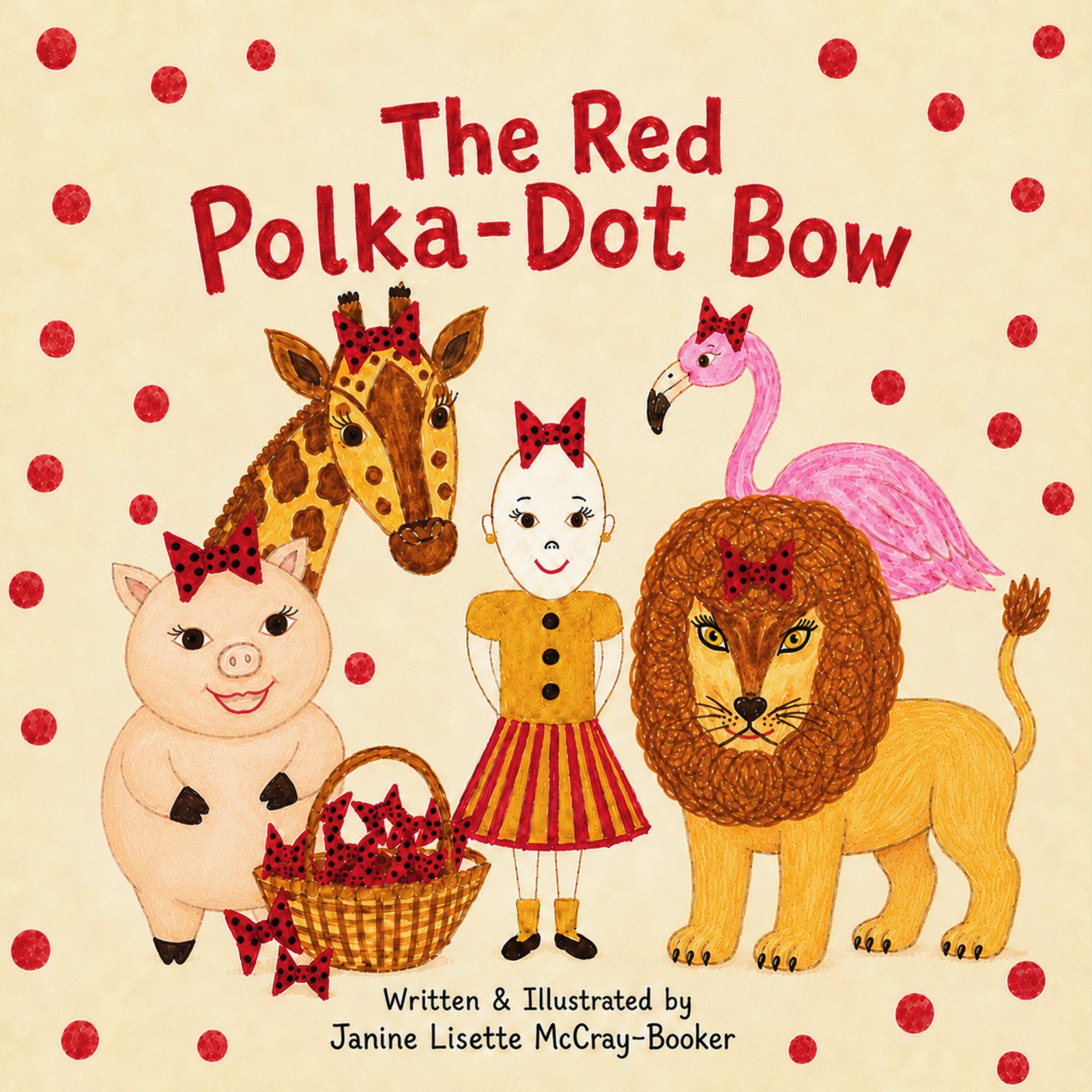 Front cover of The Red Polka-Dot Bow by Janine Lisette McCray-Booker