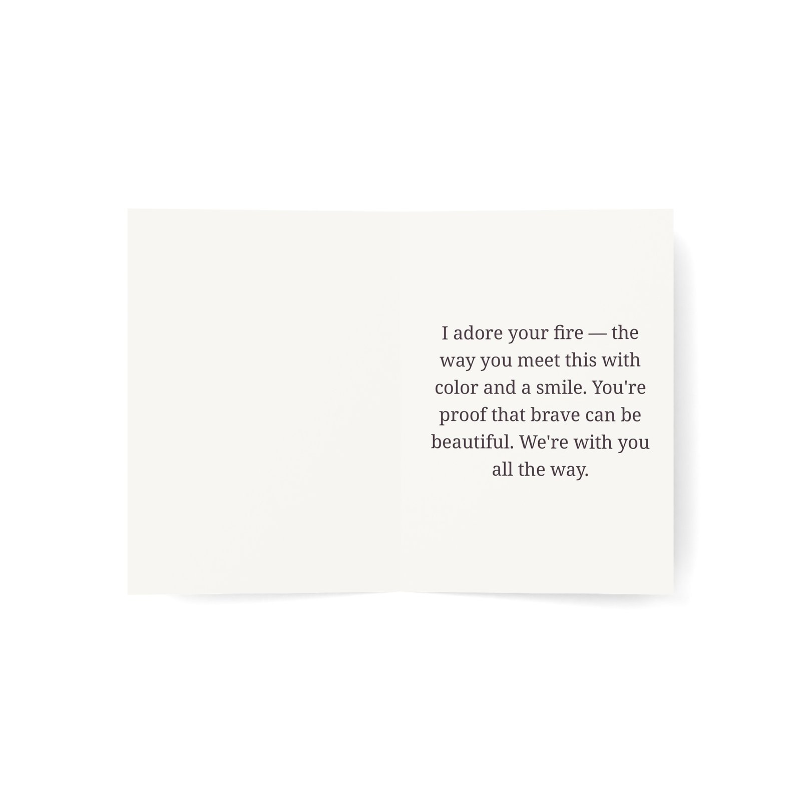 Pink Hair — Breast Cancer Awareness Greeting Card - Image 4