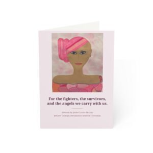 Headwrap — Breast Cancer Awareness Greeting Card