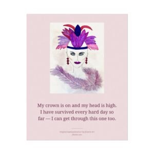 Put Your Pink On — Warrior, Affirmation Art Print (8x10)