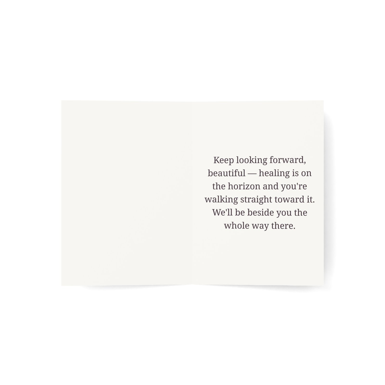Rhinestone Glasses — Breast Cancer Awareness Greeting Card - Image 4