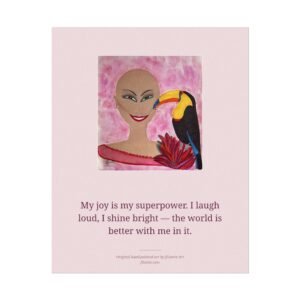 Put Your Pink On — Toucan, Affirmation Art Print (8x10)