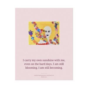 Put Your Pink On — Sunshine, Affirmation Art Print (8x10)