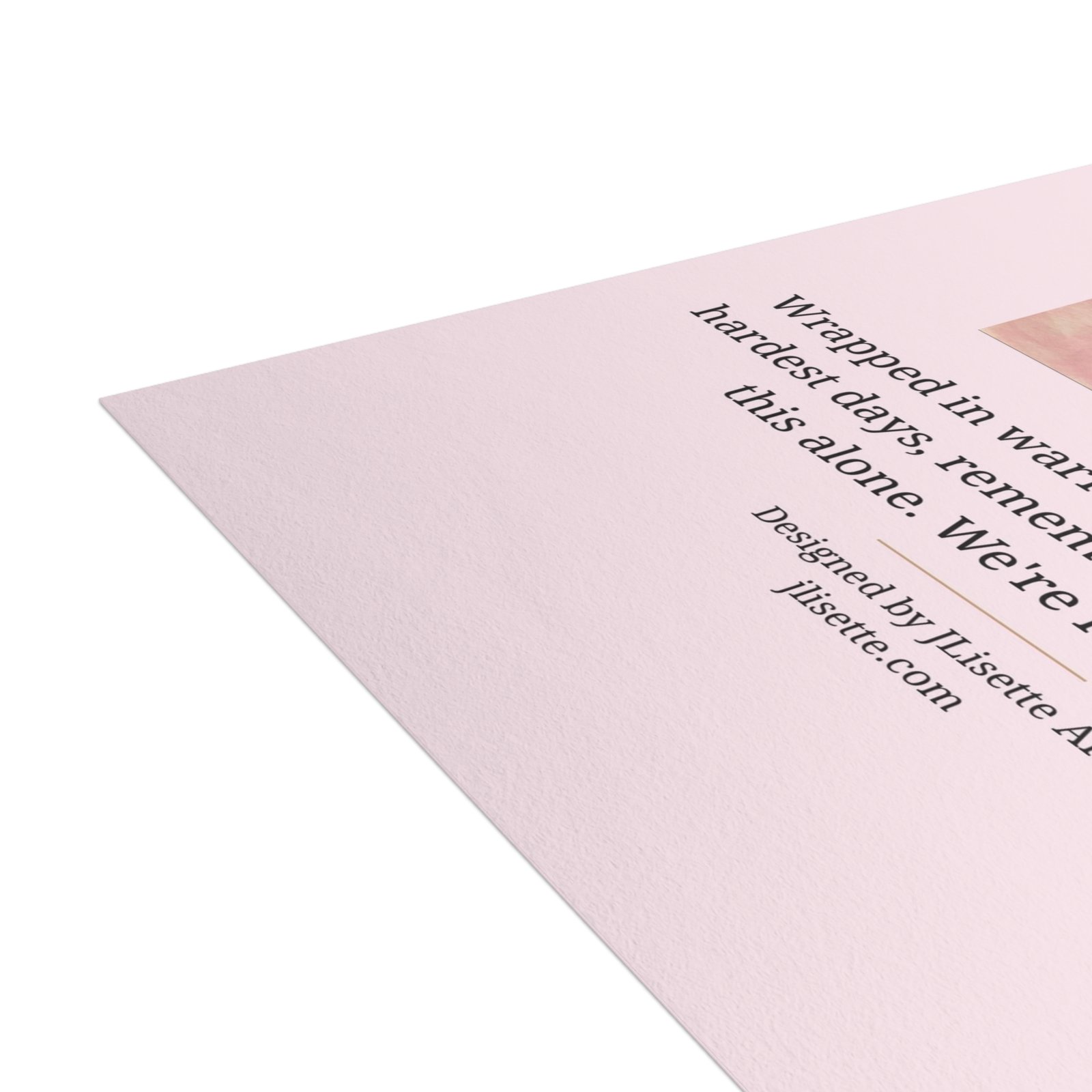 Earmuffs — Breast Cancer Awareness Postcards (10-Pack), Words on Front - Image 3