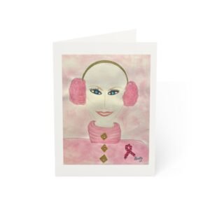 Earmuffs — Breast Cancer Awareness Greeting Card