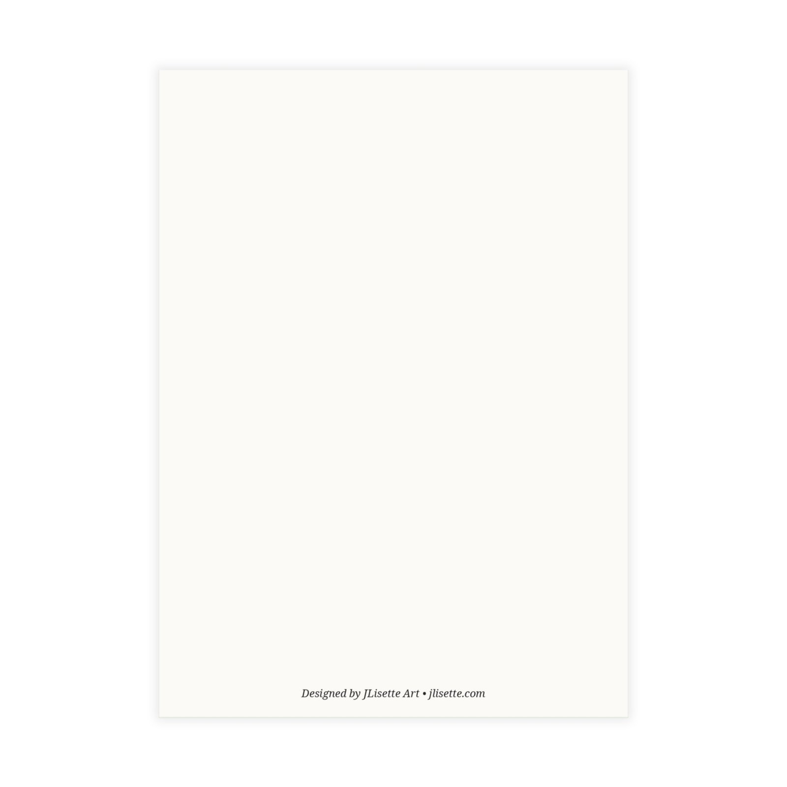 Ribbon Frame — Breast Cancer Awareness Postcards (10-Pack), Words on Front - Image 2