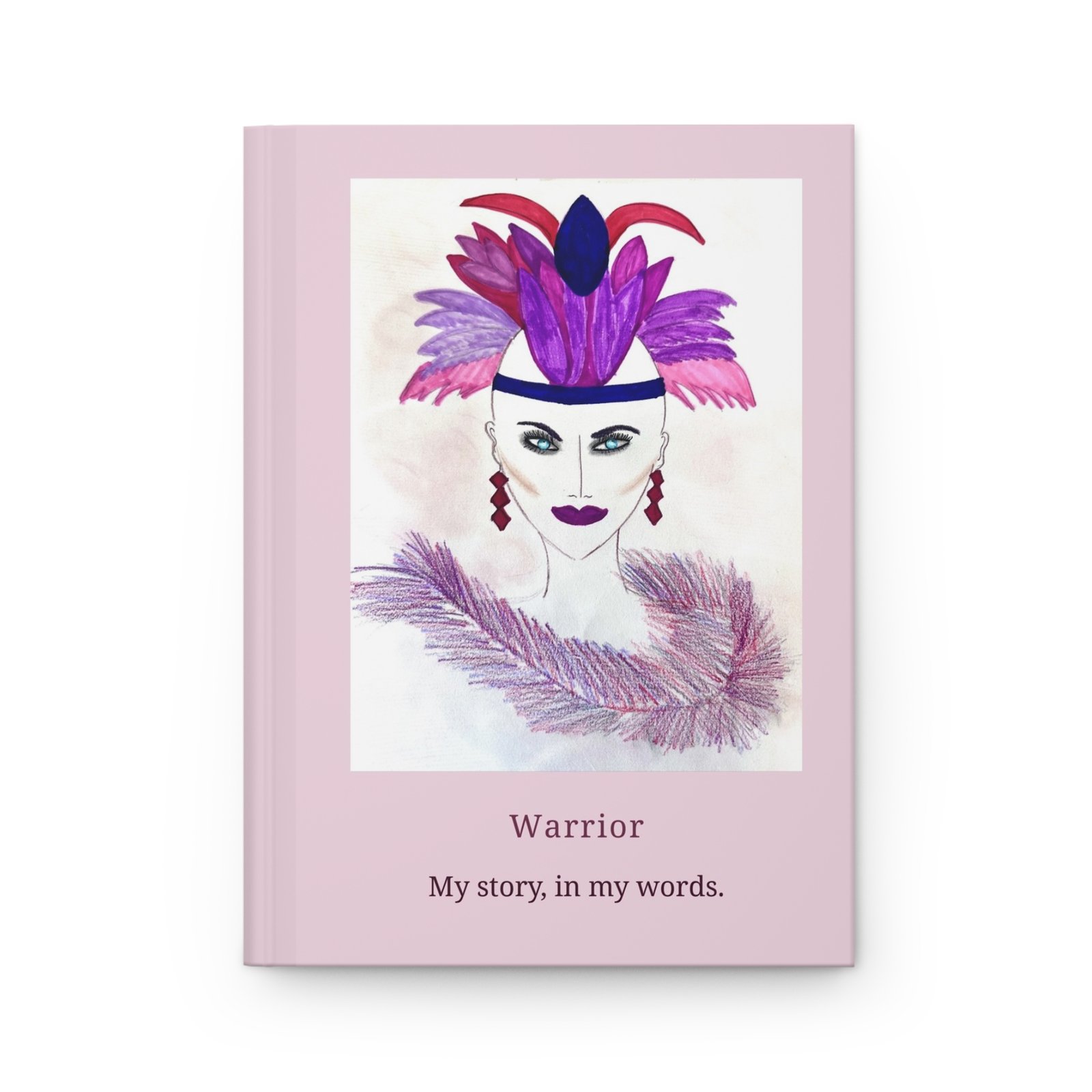 Put Your Pink On — Warrior, Hardcover Journal